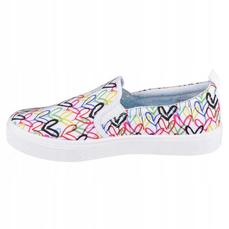 Skechers Poppy Drippin Love W 155503-WMLT blanche le noir bleu rose multicolore vert jaune 1