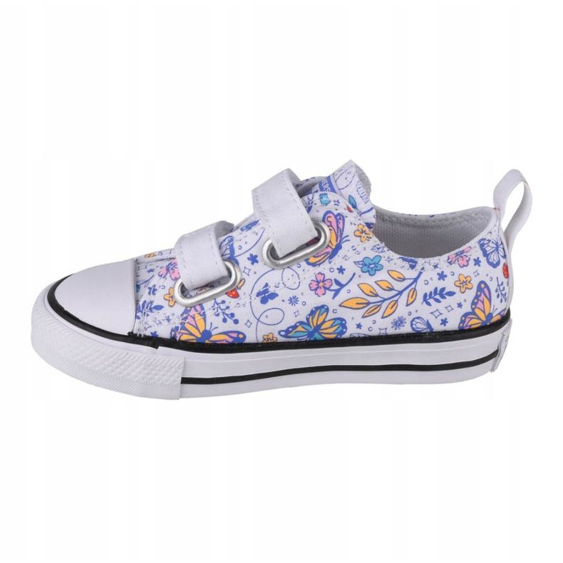 Converse Chuck Taylor All Star 2V Ox Jr 770655C blanc bleu marine 1