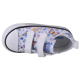 Converse Chuck Taylor All Star 2V Ox Jr 770655C blanc bleu marine 2