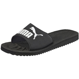 Chaussons Puma Purecat noir et blanc 360262 01 blanche le noir 3