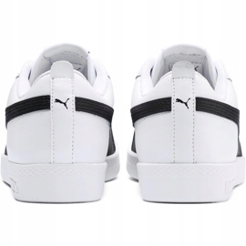 Chaussures femme Puma Smash Wns v2 L blanc-noir 365208 01 blanche le noir 4