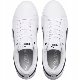 Chaussures femme Puma Smash Wns v2 L blanc-noir 365208 01 blanche le noir 1