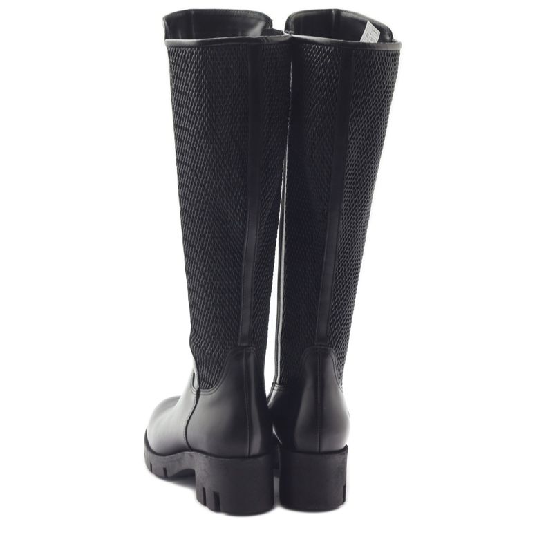 Bottes noires Hit de la mode Arka 2938 le noir 4