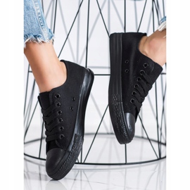 SHELOVET Baskets noires de sport 1