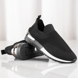 Renda Baskets ajourées noires le noir 1