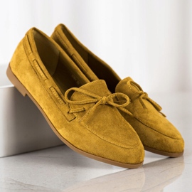 Coura Mocassins classiques jaune 1