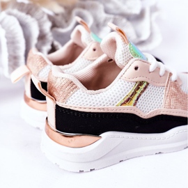 Chaussures de sport pour enfants Sneakers Noir-Rose Game Time blanc 1