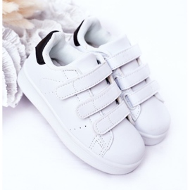 FR1 Chaussures de sport pour enfants avec velcro noir et blanc Fifi blanche 2 FR1 Chaussures de sport pour enfants avec velcro noir et blanc Fifi blanche 2