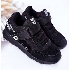 Chaussures de sport pour enfants en mousse à mémoire Big Star HH374164 Noir le noir 2