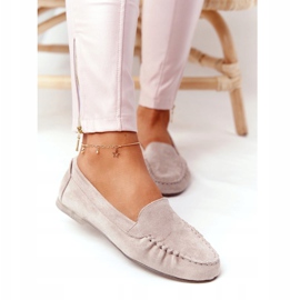 Mocassins En Daim Sergio Leone MK722 Beige 2