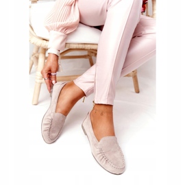 Mocassins En Daim Sergio Leone MK722 Beige 4