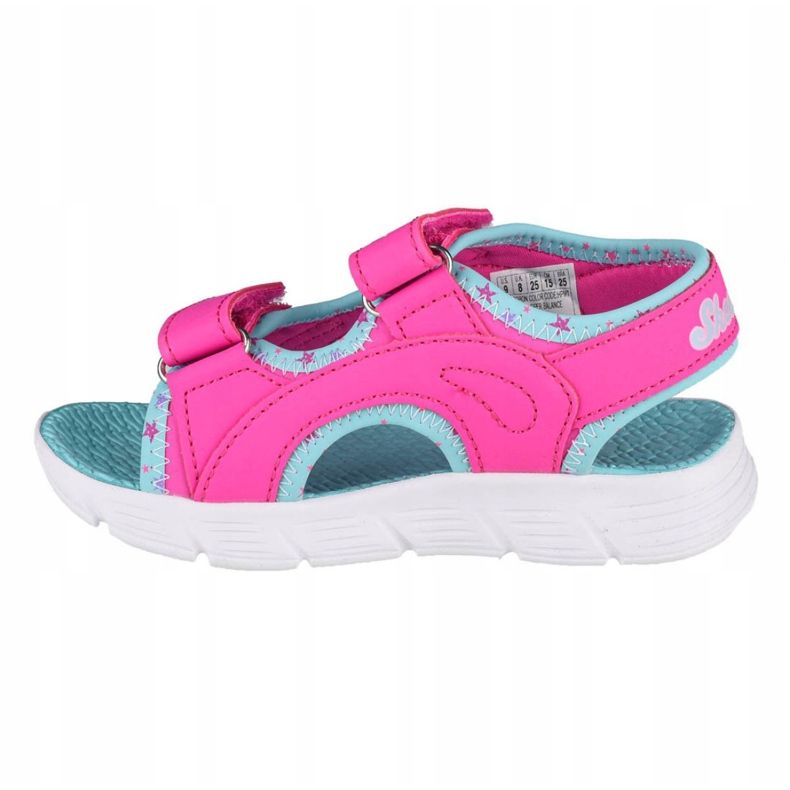 Skechers C-Flex Sandale-Star Zoom Jr 86980N-HPMT bleu rose 1