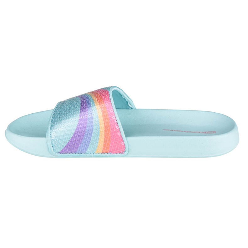 Skechers Sunny Slides-Dreamy Steps Jr 86994L-LBMT bleu 1