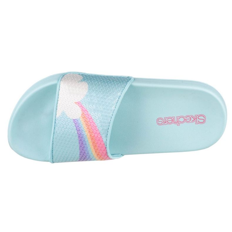 Skechers Sunny Slides-Dreamy Steps Jr 86994L-LBMT bleu 2
