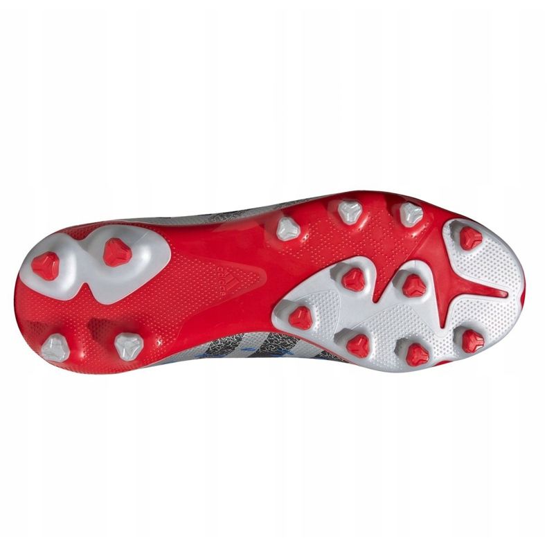 Chaussures de foot Adidas Predator Freak.3 Mg Jr FY7625 gris argent 2