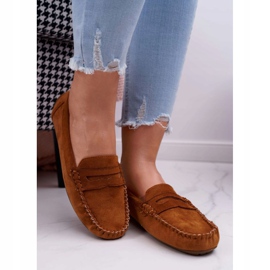 PS1 Mocassins Femme Daim Bolero Camel brun 2