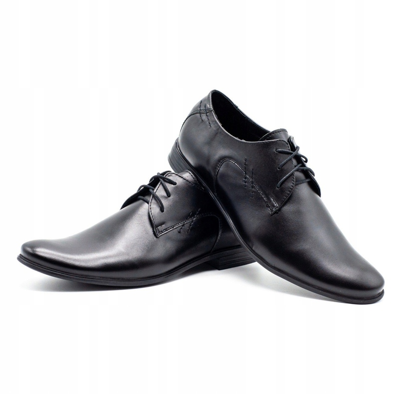 Polbut Chaussures habillées pour hommes C9 noir le noir 4