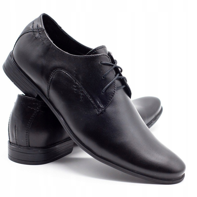 Polbut Chaussures habillées pour hommes C9 noir le noir 3