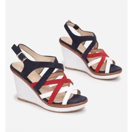 Vices Etaux BL293-SS21-50-marine blanche rouge bleu marin 1