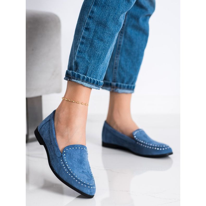 Coura Seigneurs en daim classiques bleu 1