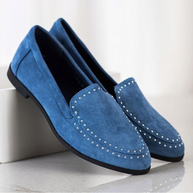 Coura Seigneurs en daim classiques bleu 2