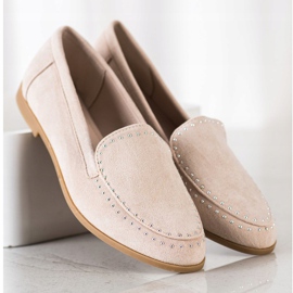 Coura Seigneurs en daim classiques beige 2