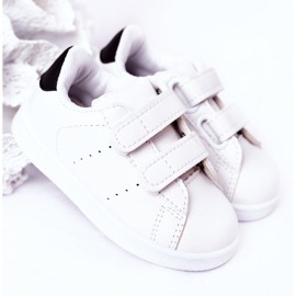 Sneakers California noires et blanches pour enfants avec velcro 2