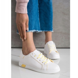 SHELOVET Super baskets blanches 1