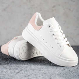SHELOVET Baskets blanches sur la plate-forme 1