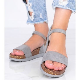 Sandales grises avec semelle intérieure Preatty Pea 1