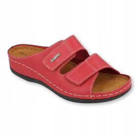 Inblu chaussures pour femmes pantoufles 158D105 rouge 1