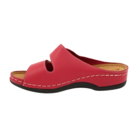 Inblu chaussures pour femmes pantoufles 158D105 rouge 2