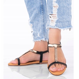 Sandales pour femmes noires Emmie 1