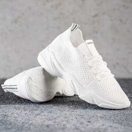 SHELOVET Chaussures de sport à enfiler blanche 1