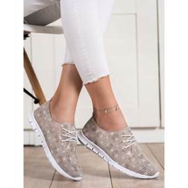 Goodin Chaussures en cuir léger beige brun 1 Goodin Chaussures en cuir léger beige brun 1