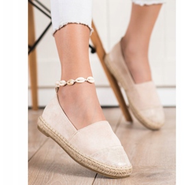 Bestelle Espadrilles En Daim Beige 3