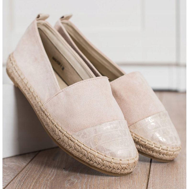 Bestelle Espadrilles En Daim Beige 2