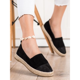 Bestelle Espadrilles En Daim Noir le noir 3