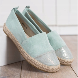 Bestelle Espadrilles En Daim Menthe vert 2