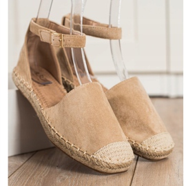 Small Swan Espadrilles Beiges Avec Boucle 4