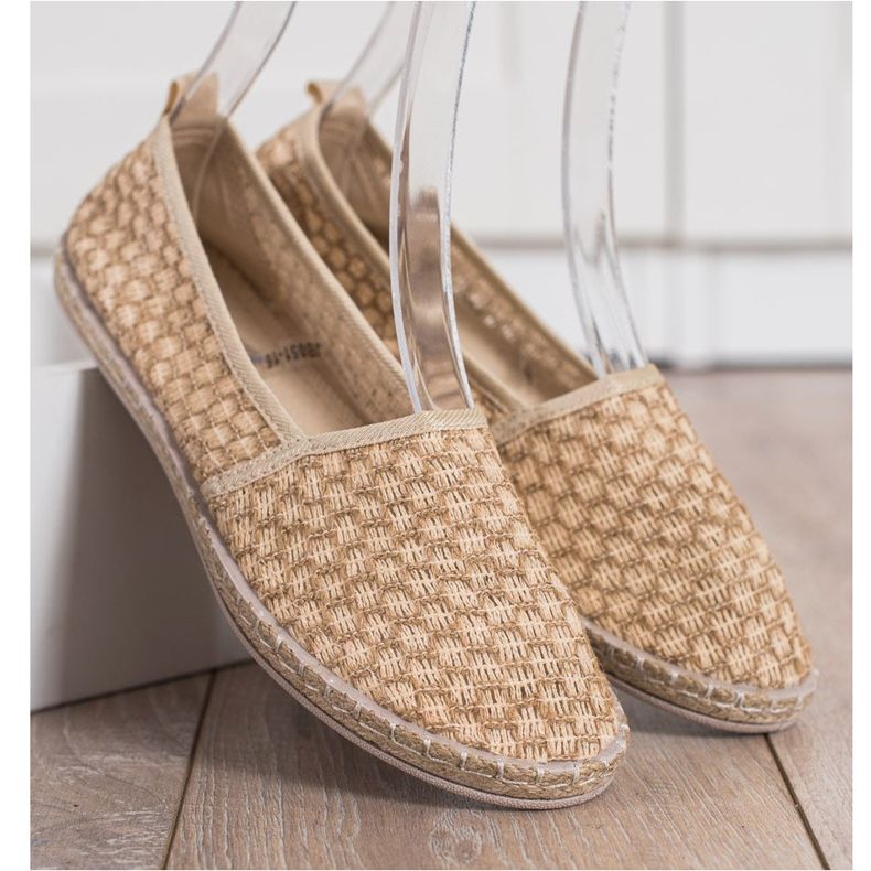 Balada Espadrilles légères en textile beige brun 1