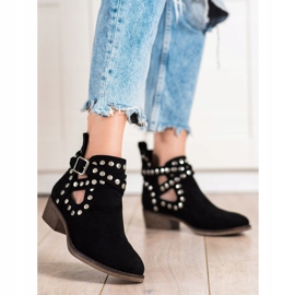 Seastar Bottines Ajourées Avec Boucle le noir 1