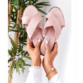 Chaussons Femme Velours Rose Edesa 1 Chaussons Femme Velours Rose Edesa 1