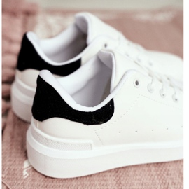 FRROCK Chaussures de sport jeunesse pour enfant Bilbo blanches le noir 3