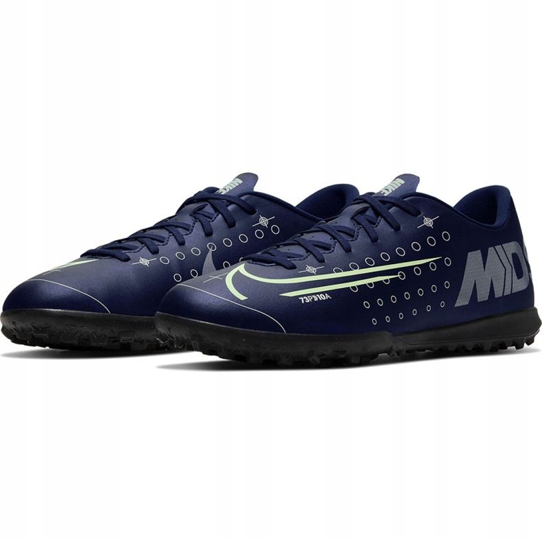 Nike Mercurial Vapor 13 Club Mds Tf M CJ1305-401 chaussures de football bleu marine 3