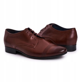 Bednarek Polish Shoes Chaussons Cuir Homme Bednarek 804 Marron Foncé brun 3