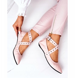 Ballerines Pliantes Cuir Lu Boo Rose 1 Ballerines Pliantes Cuir Lu Boo Rose 1