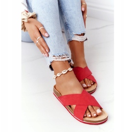 Chaussons profilés en cuir Big Star HH274598 Rouge 2 Chaussons profilés en cuir Big Star HH274598 Rouge 2