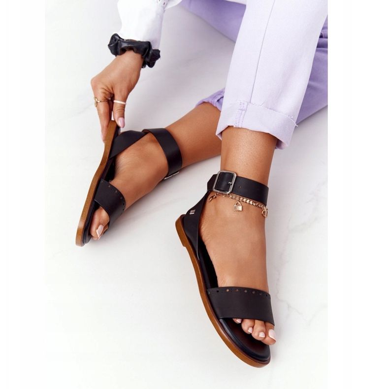 Sandales en cuir Big Star HH274720 Noir le noir 1