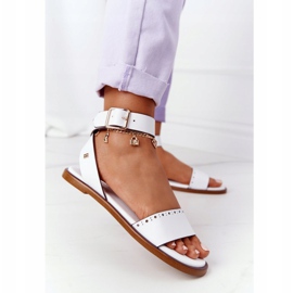 Sandales Cuir Big Star HH274722 Blanc blanche 1